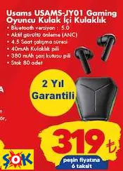 USAMS USAMS-JY01 GAMİNG OYUNCU KULAK İÇİ KULAKLIK USAMS USAMS-JY01 GAMİNG OYUNCU KULAK İÇİ KULAKLIK